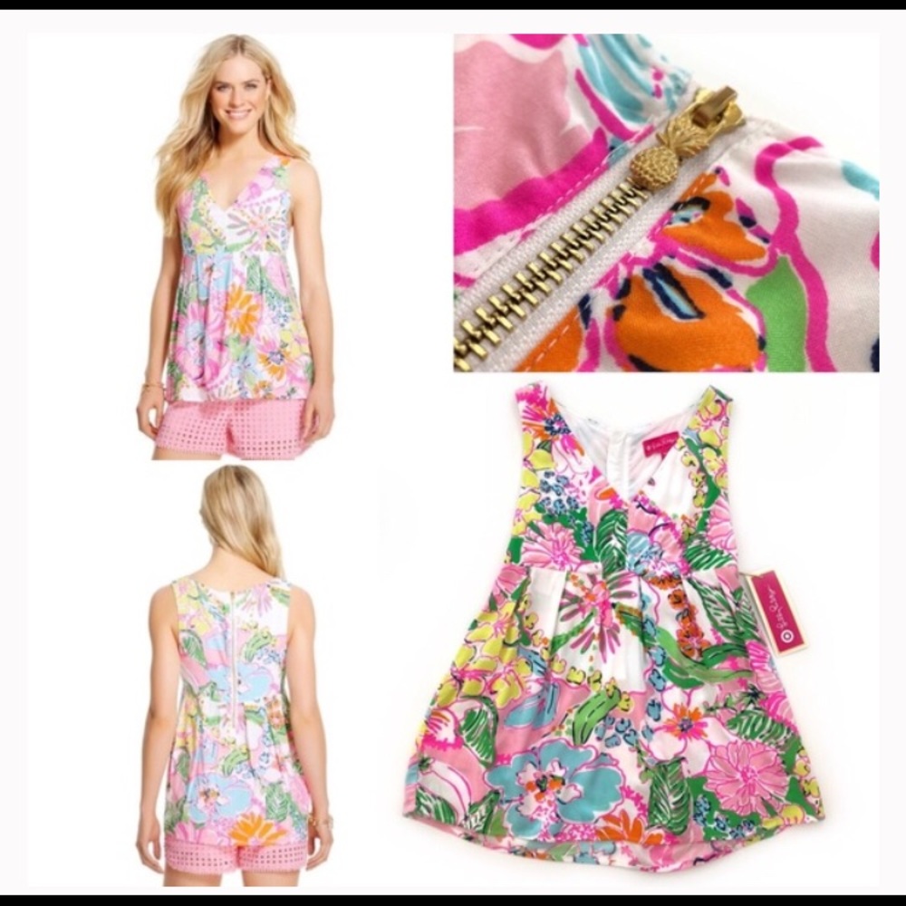 Lilly Pulitzer V-Neck Blouse